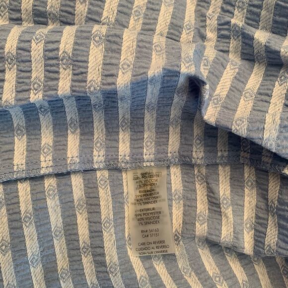 Calvin Klein ock neck chambray dot print babydoll dress size 4, NWT - Picture 6 of 6